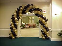 Black And Gold Balloon Arch Balloon Arch Gold And Black Balloons Over Ft Myers Packed Arch Designs Black And Gold Balloons Balloon Decorations Gold Balloons
