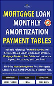 mortgage loan monthly amortization payment tables easy to