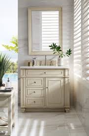 36 Bristol Vintage Vanilla Single Bathroom Vanity James Martin Vanities Vanitiesdepot Com White Vanity Bathroom Bathroom Vanity Single Bathroom Vanity