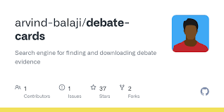Check spelling or type a new query. Github Arvind Balaji Debate Cards Search Engine For Finding And Downloading Debate Evidence