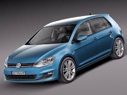 3d Volkswagen Golf Vii 2013 Model 3d Model Volkswagen Volkswagen Models Volkswagen Golf