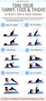 Leg And Ab Workout To Tone Legs And Core In 15 Minutes Leg And Ab Workout Abs Workout For Women Abs Workout