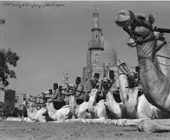 عساكر الهجانه امام مسجد السلطان برسباي القاهره عام ١٩٤٢ reem old egypt egypt old photos