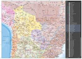 With an area of 1,098,581. Digital Vector Bolivia Paraguay Deluxe Political Road Rail Map Plus Land And Sea Floor Relief Contours In Illustrator Format