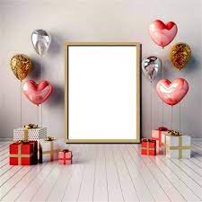 Photo Montage Rosa Bella Pixiz Happy Birthday Posters Birthday Background Design Happy Birthday Frame