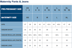 62 Ageless Old Navy Size Chart Inches