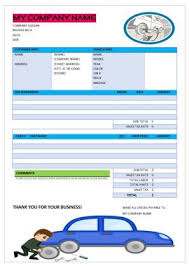 It includes service assessment, vehicle tracking, and generating a point of sales invoices. Garage Repair Invoice Templates Invoice Template Templates Garage Repair