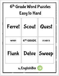 6th grade vocabulary word list. 6th Grade Vocabulary Word Search Workbook Englishbix