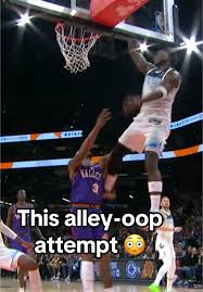 Anthony Edwards' Impressive Alley-Oop Attempt in NBA