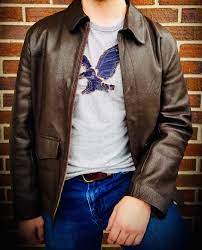 Wested Leather Raiders Jacket In Washed Lambskin Jackets Fashion Lambskin