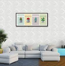 Konfirmasikan ukuran tinggi dan lebarnya. Wallpaper Dinding 3d Foam Batik Classic Modern Ukuran 70cm X 70cm Dekorasi Rumah 786190983