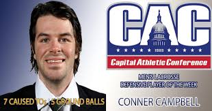 Campbell Picks Up CAC Defensive Player of the Week Award