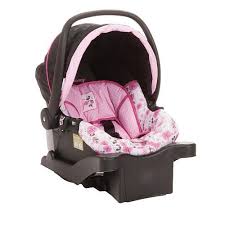 Disney Comfy Carry Elite Plus Infant Car Seat Floral Minnie Baby Car Seats Car Seats Baby Trend Car Seat