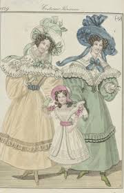 Larger images of fashion plates and original descriptions. 1820 1829 Fashion History Timeline