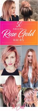 To get the look hair is bleached to lift the hairs to a golden hue then a tinted gloss is added to create the. 50 Irresistible Rose Gold Hair Color Looks For 2020
