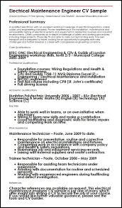 Engineering technician resume & writing guide +12. Electrical Maintenance Engineer Cv Example Myperfectcv