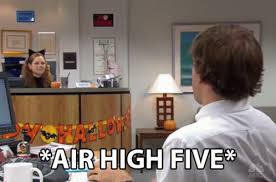 You're definitely a pam & roy's relationship from the office taught everyone that some people are just toxic and the only thing you can do is break free and move. Air High Five Good Job Gif Air High Five Good Job High Five Discover Share Gifs