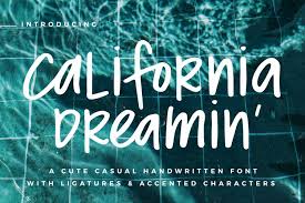 Algerian font download | the fonts magazine. California Dreamin Font 162163 Script Font Bundles