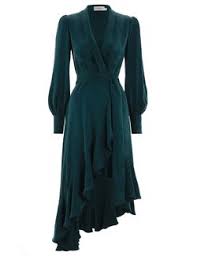 Pin By Theresa Schiffhauer On It S Green Designer Dresses Online Wrap Dress Shop Designer Dresses