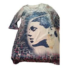 Mid-length dress Alannah Hill Burgundy size 16 UK in Cotton