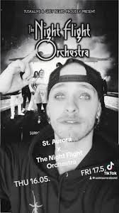 The Night Flight Orchestra gigs THIS WEEK! Get ur tickets from the link in  our bio. TAVASTIA TICKETS RUNNING LOW 🚨, •, •, •, #saintaurora #staurora  #nightflightorchestra #emorock #alternativemetal ...