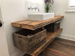 Welcome to stiffkey antique bathrooms. Reclaimed Wood Bathroom Vanity Unit Gt Carpentry Building Services