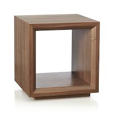 Sanders Cube In Coffee Tables Side Tables Crate And Barrel Cube Side Table Cube Table Crate And Barrel