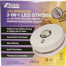 In the late 1990s underwriters laboratories changed the definition of a single station co detector with a sound device to carbon. Kidde P4010acledscoca 120v Smoke Co Strobe Light Kidde P4010acledscoca Emergency Lighting