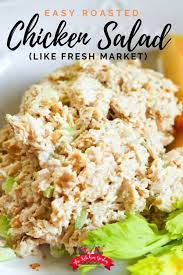 Easy Roasted Chicken Salad Recipe Roasted Chicken Salad Easy Chicken Salad Main Dish Recipes