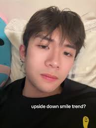 adrian yumul (@adrianyumul)’s video of upside down smile