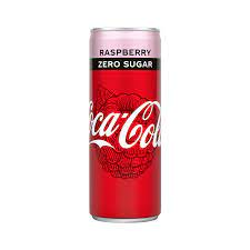 Real coke taste with zero calories. Coca Cola Zero Raspberry 250ml Snackje