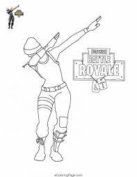 Easily print all the pages and have students cut out the pie 20 Fortnite Coloring Page Printable For Kids