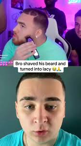 Lacy Shaves His Beard