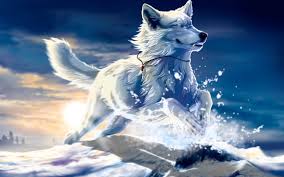 Anime wolf manga anime anime art transformers feral heart fantasy wolf image fun anime animals fantasy creatures. Free Download Anime Wolf With Blue Eyes White Wolf Fantasy Wolf 3000x1875 For Your Desktop Mobile Tablet Explore 45 Anime Wolf Wallpapers Wolfs Rain Wallpaper Cool Anime Wolf Wallpapers