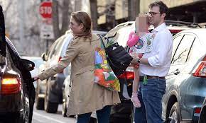 Chelsea and husband marc mezvinsky welcomed a baby boy into the world on july 22, 2019. Chelsea Clinton And Husband Marc Take The Kids Out In Nyc Daily Mail Online