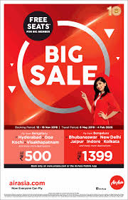 Розпродаж авіаквитків від $4 в один бік! Air Asia Free Seats For Big Member Big Sale Ad In Times Of India Bangalore Advert Gallery