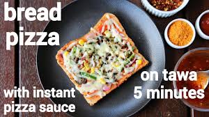 Pizza Bread Recipe Bread Pizza Recipe With Instant Pizza Sauce Youtube