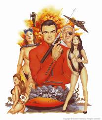 Pierce brosnan january 28 · i painted earplugs at leavesdon studios in england in 1995. James Bond Artwork The Name Is Kennedy Graham Kennedy