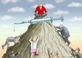 Beim impfgipfel kam es abermals zu hitzigen diskussionen. Impfgipfel By Marian Kamensky Politics Cartoon Toonpool