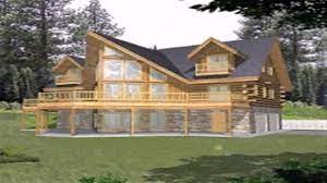 This cabin has an open dining/kitchen/living room downstairs, with one bedroom and a full sized bathroom. Log Cabin Floor Plans With Walkout Basement See Description Youtube
