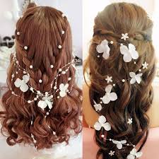 Hey beautifuls, read description, like and let your friends know ♥. White Flower Crystals Pearls Beads Bridal Wedding Headpiece Hair Accessories Hair Accessories Bridal Accessories