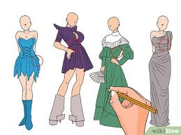 Cosplay fashion, asian culture, doll with blade, cute woman with makeup in the factory shop. How To Draw Anime Girl S Clothing With Pictures Wikihow