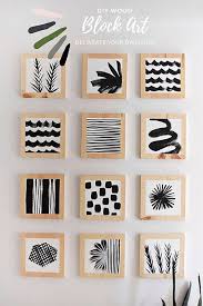 Diy Wood Block Art In 2020 Wood Diy Wood Blocks Art Block