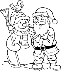 Coloring pages for christmas with funny santa claus pictures, cute snowman coloring, christmas teddy bear pictures and more fun coloring sheets to keep the kids busy during the seasons greeting holiday. Claus Simple Santa Coloring Pages Novocom Top