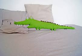 Stuffed Animal Albert Crocodile Stuffed Toys Jungle Animals Stuffed Crocodile Jungle Plush Animals Decorative Bed Pillow Nursery Toys Bed Pillows Decorative Plush Animals Baby Plush Toys