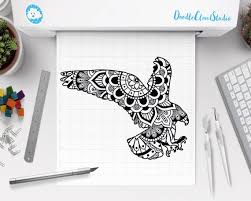 Download Eagle Svg Eagle Mandala Svg Files For Silhouette Cameo Cricut Eagle Flying Svg Wildlife Animal Eagle Mandala Svg Eagle Mandala Clipart By Doodle Cloud Studio Catch My Party