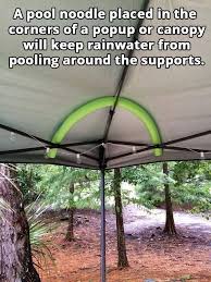 Camping Pool Noodle Hack In 2020 Pool Canopy Pool Noodles Tent Hacks
