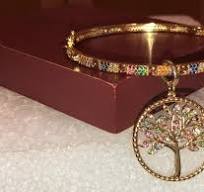 Lovely Gold RHODIUM Cz RAINBOW Pave Thin Bracelet Bangle W ...