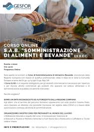 L'obiettivo formativo del corso è quello di garantire nozioni utili per offrire una buon servizio alla clientela affinché l'aspetto commerciale e operativo siano basati sul rispetto delle norme di igiene e sicurezza. Corso Online S A B Somministrazione Di Alimenti E Bevande Ex R E C 29 Settembre