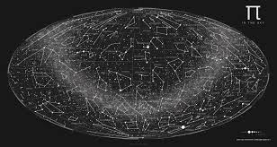 2017 pi day star chart hammer projection 2017